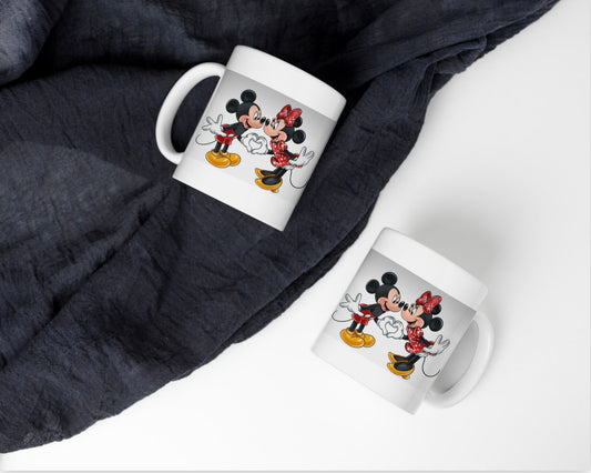 Mug Mickey and Minnie (2 mugs) 12oz